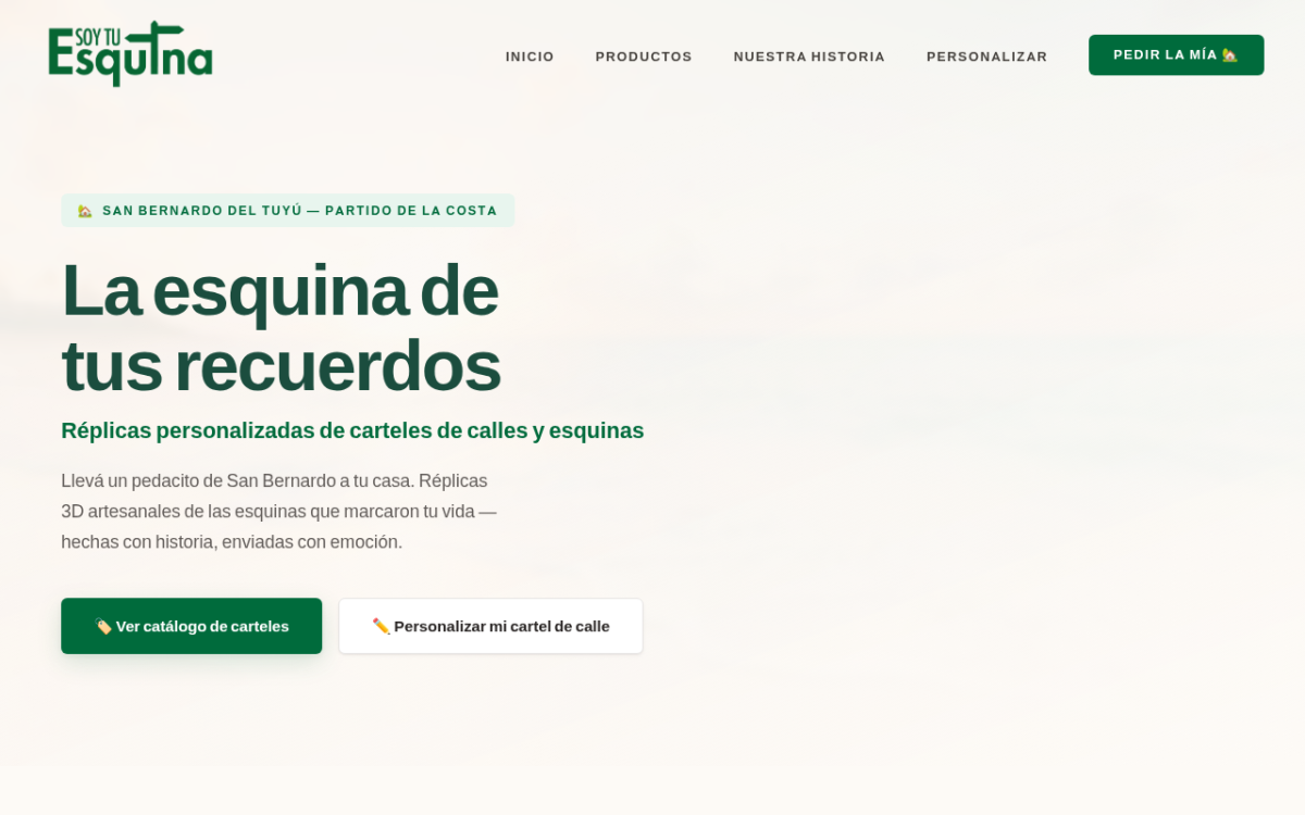 Soy tu Esquina